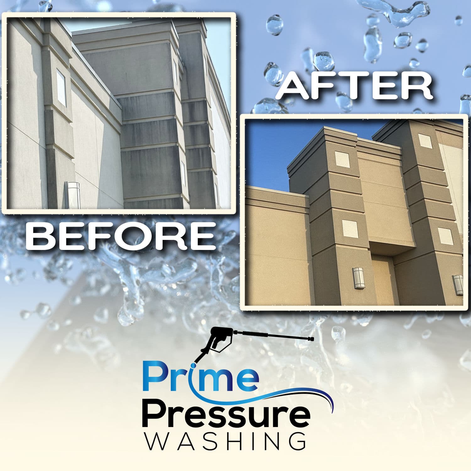 Commercial Building Pressure Washing in Aiken, SC image