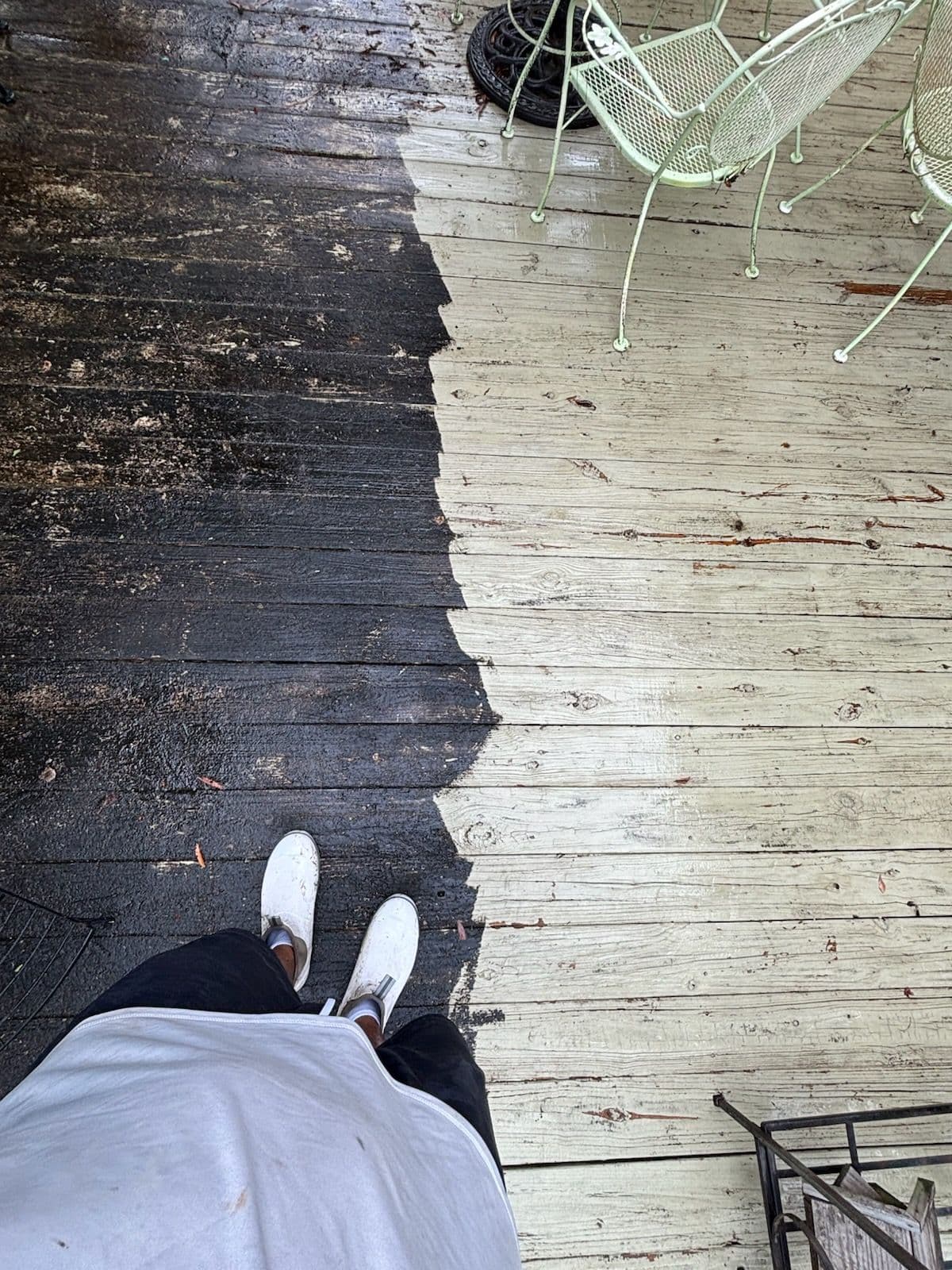 Deck Cleaning Transformation by Prime Pressure Washing image